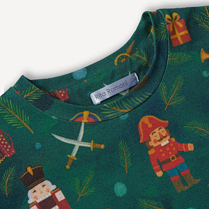 Пижама Rita Romani "Jingle toys", зеленая